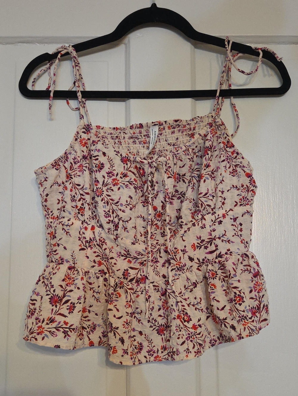 American Eagle Tie Strap Corset Tank Top